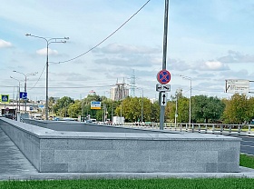 Пешеходный переход через  Лермонтовский проспект. Завершенное строительство