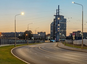 Улично-дорожная сеть от ул. Б. Филевской до ТТК вдоль набережной р. Москвы. Завершенное строительство