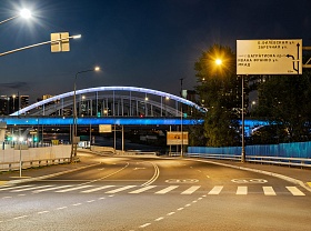Улично-дорожная сеть от ул. Б. Филевской до ТТК вдоль набережной р. Москвы. Завершенное строительство