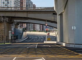 Улично-дорожная сеть от ул. Б. Филевской до ТТК вдоль набережной р. Москвы. Завершенное строительство